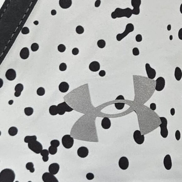 Women's UA Mileage 3.0 Shorts NWT Black/White Speckle Running Lined Quick Dry - Picture 11 of 16